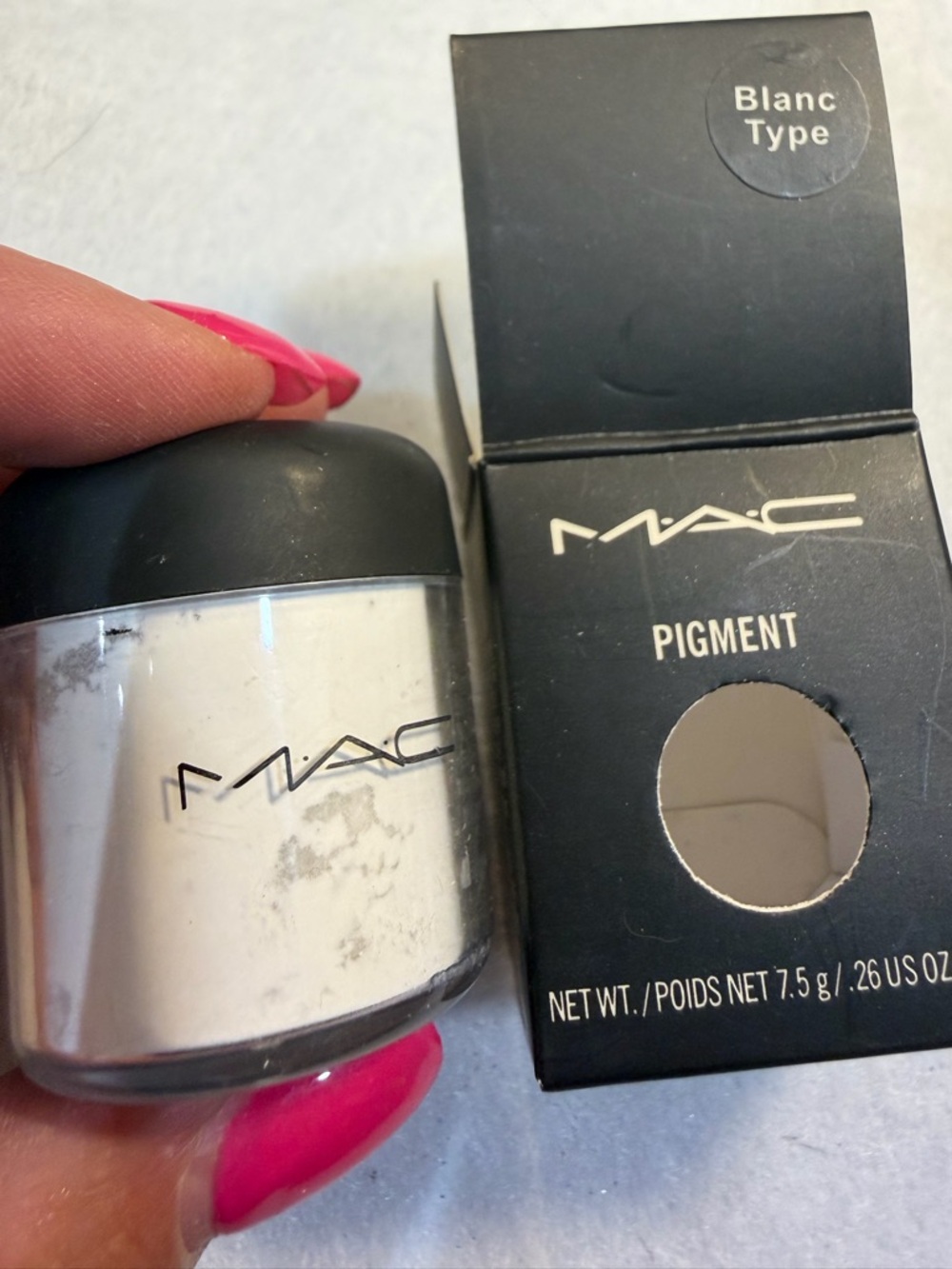 MAC Cosmetics Pigment Loose Eyeshadow - Blanc Type White